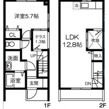 Maisonette park 碧南中央駅 Aの物件間取画像